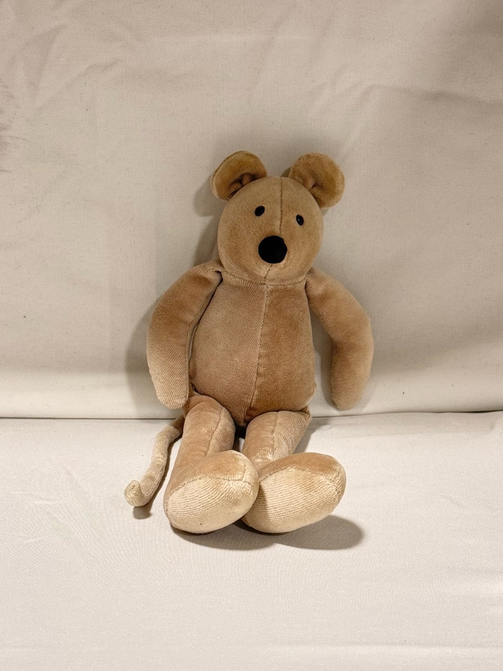 Vintage Moulin Roty "Nini the Mouse" Plush - La Grande Famille (12")